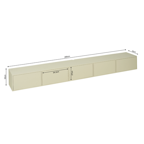 Starfurn  tv meubel Vision - beige - 30x280x35cm