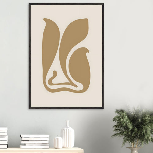 Artfulprints Poster Matisse – Abstract stillness   - 70x100 cm - Taupe