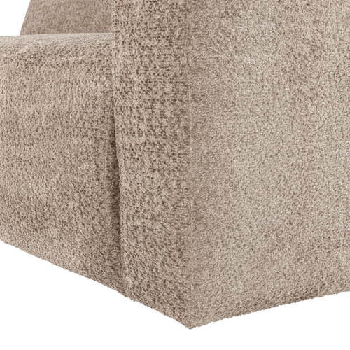 WOOOD 1,5-zits bank arm rechts Mojo Base - Wollig - Donkerzand - 74x145x97