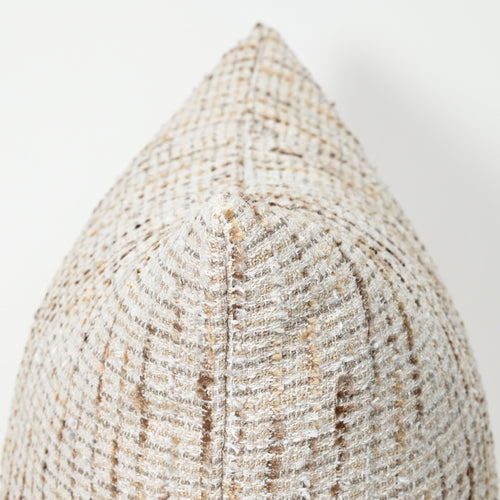 Darcy & Duke sierkussen Natural Tweed - Beige - 55x55cm