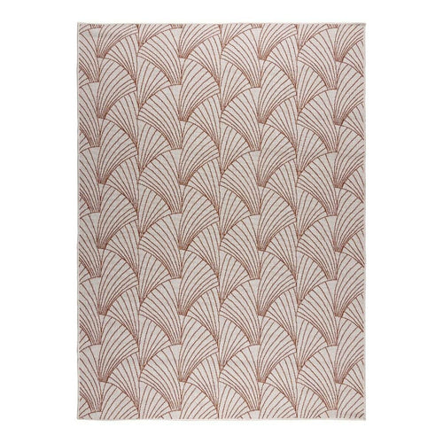 Interieur05 Buitenkleed Deco roest/wit dubbelzijdig - 160 x 230 cm - vtwonen shop