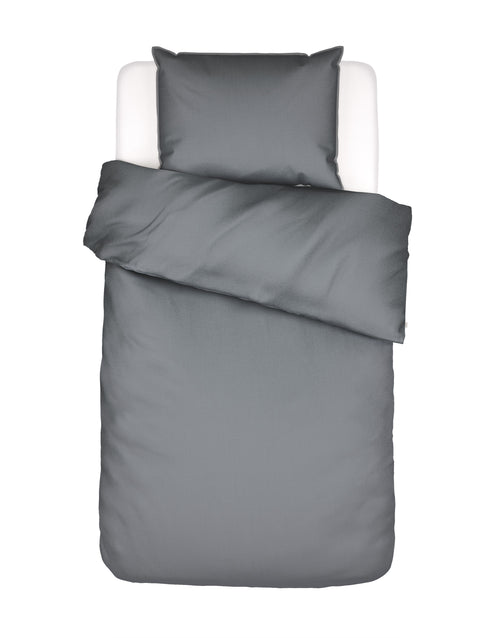 Essenza Minte dekbedovertrek - Eenpersoons – 140x200/220 cm - Global grey