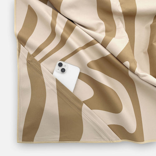 Byrklund - Strandlaken Sunset Swirl - 90x180 cm - Zand