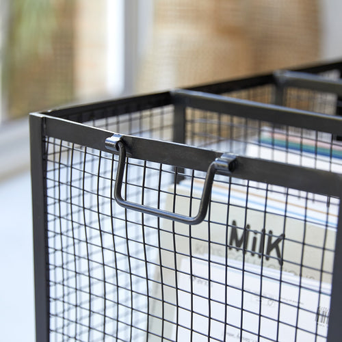 Tikamoon Metalen kast op wielen - Zwart - vtwonen shop