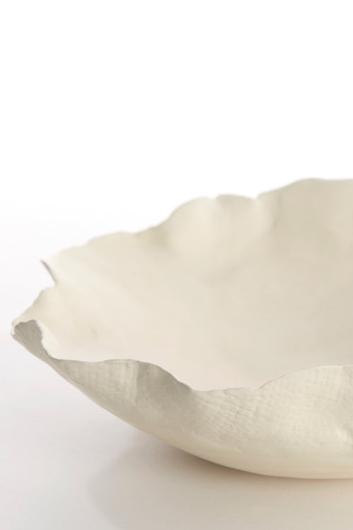 Light & Living schaal BANDA - 34x31x11cm - wit
