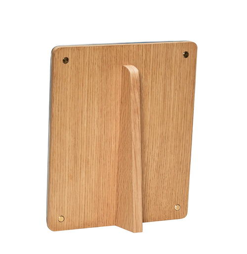 Hübsch tafelspiegel Smize - mdf/spiegelglas/eikenfineer - 25x9xh30cm