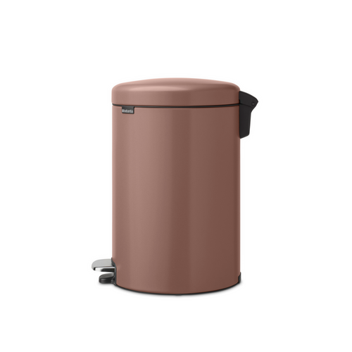 Brabantia NewIcon Pedaalemmer, 20 liter, kunststof binnenemmer - Satin Taupe