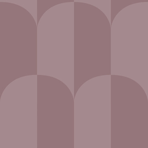 ESTAhome behang art deco bogen paars - 50 x 900 cm - 131237 - vtwonen shop