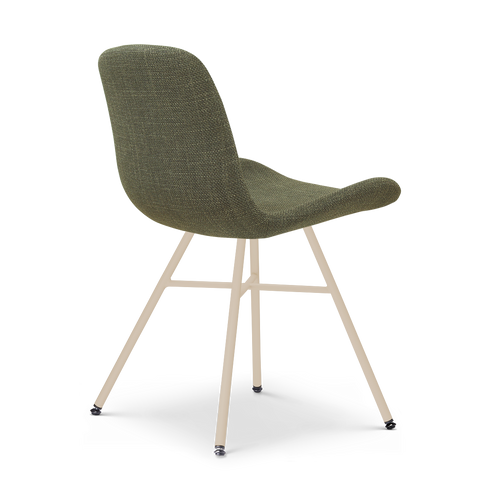 Nolon Noa-Fé eetkamerstoel forestgroen - beige onderstel