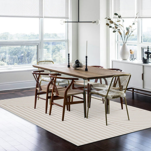AFK Living vloerkleed Ondine - voor binnen en buiten - beige - 120 x 170 cm