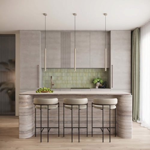 Sollux Lighting Hanglamp ARCHE 2P taupe - 15x15x118cm