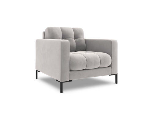 Cosmopolitan Design Fauteuil Bali flueel, geld - 96x87x75cm