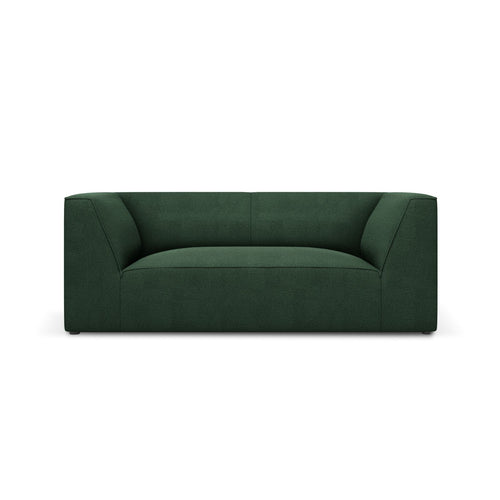 Cosmopolitan Design - Bank Siena 2-zits, structurele stof groente - 92x174x69cm