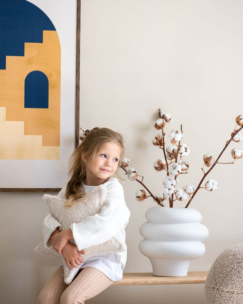 Wigiwama Ster Kussen - Crème - vtwonen shop