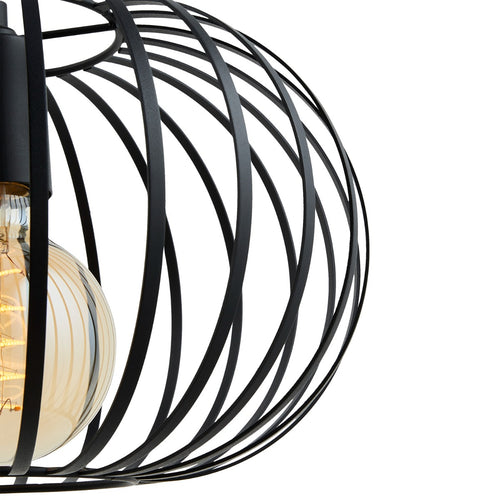 Lighto | Design hanglamp zwart 30cm Ø | Julia - vtwonen shop