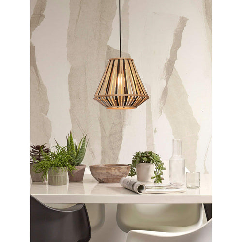 GOOD&MOJO hanglamp Merapi - bruin - Ø30cm - vtwonen shop