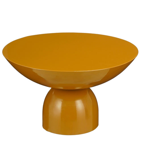Mica Decorations Celise Bijzettafel - Ronde Plantentafel voor Binnen met Ruim Tafelblad - Koffietafel van Ijzer Stevig en Stabiel - Stijlvolle
