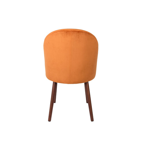 Dutchbone Barbara Eetkamerstoelen Oranje - Set van 2 - vtwonen shop