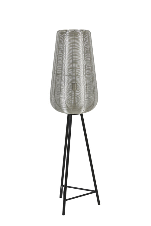 Light & Living vloerlamp ADETA - Ø37x135cm - zilver