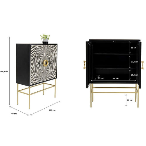 Kare Design Hoog Dressoir Electro - vtwonen shop
