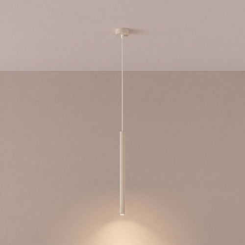 Sollux Lighting Hanglamp ARCHE 1 beige - 8x8x120cm