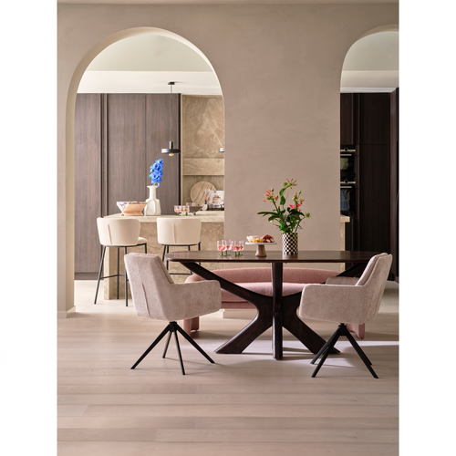 WOOOD bankje Zone - Polyester - Rose Dust - 58x160x55 - vtwonen shop