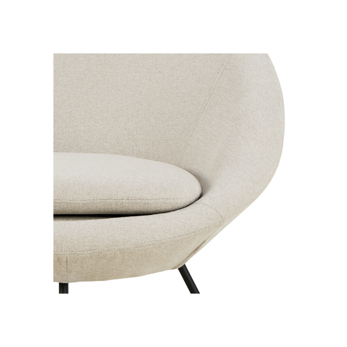 Rebellenclub Fauteuil Otta - Beige