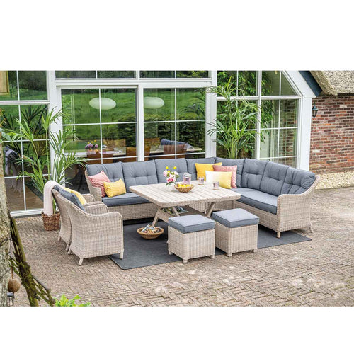 Garden Impressions lounge dining set Nova mystic grey - 6-delig