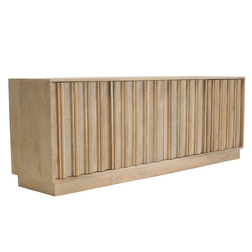 Giga Meubel Dressoir Nika - Mangohout - Naturel - 180x40x63cm - vtwonen shop