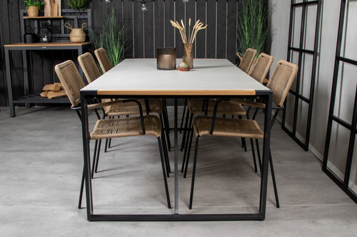 Rebellenclub Tuinstoel Rama - Set van 2 - Bruin - vtwonen shop