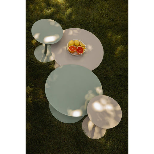 Zuiver Snow Bijzettafel Rond 35 cm Metaal Groen - vtwonen shop