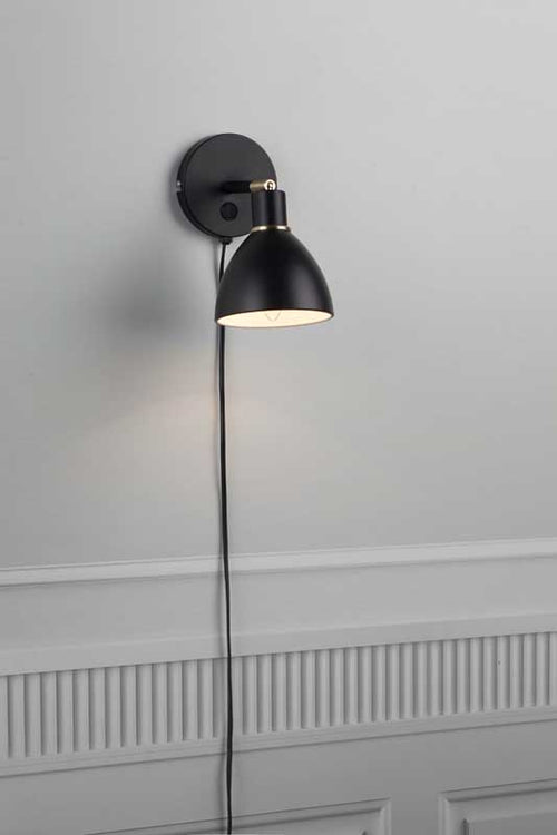 Nordlux Ray Wandlamp - E14 - Zwart