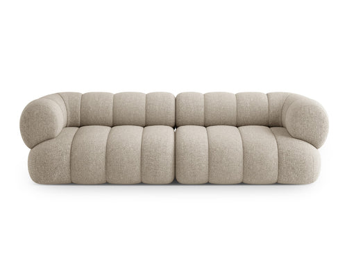 Cosmopolitan Design Bank Koge 4-zits, chenille donkerbeige - 95x240x70cm