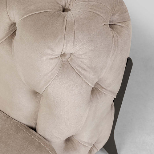 Kare Design Sofa Bellissima 2-Zits fluweel beige