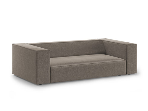 Cosmopolitan Design Bank Arendal 2-zits, chenille grijs - 102x180x70cm