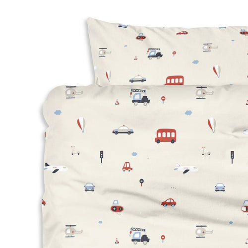 Petite Amélie Kinderbeddengoed VEHICLES 2 dlg