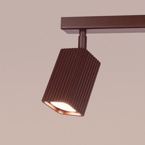 Sollux Lighting Plafondlamp RAYO 3L bruin - 45x6x16,5cm