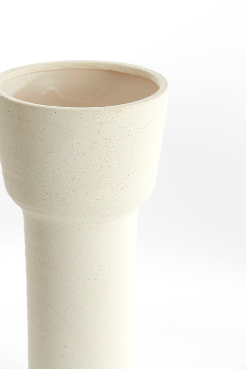 Light & Living vaas ALSACIA - Ø19x38cm - wit - vtwonen shop
