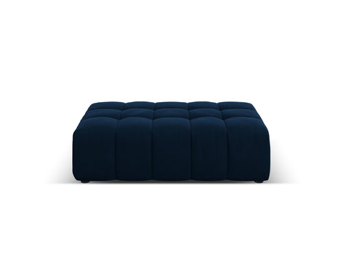Cosmopolitan Design Poef Chicago flueel koningsblauw - 84x102x42cm