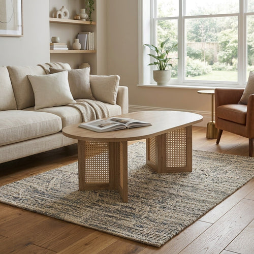 Calicosy - Salontafel TALIA - licht hout 120x60x40 cm
