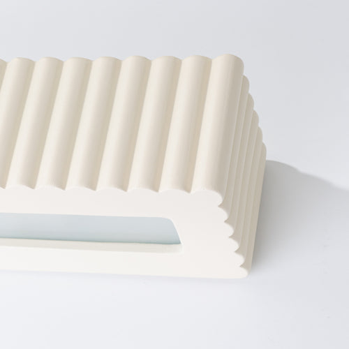 Sollux Lighting Wandlamp keramiek RIGATA beige - 34x12x10cm