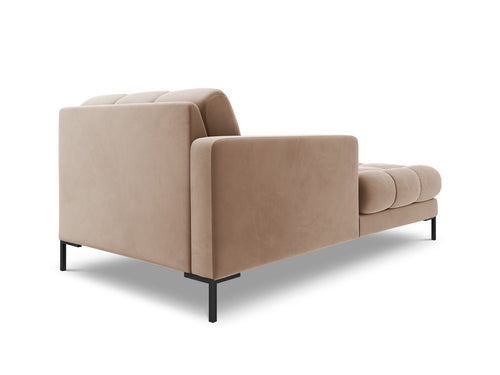 Cosmopolitan Design linker meridiaan Bali flueel, beige - 185x102x75cm
