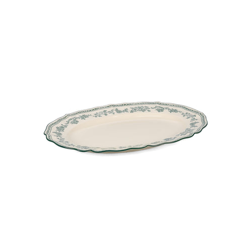 S|P Collection - Serveerschaal 32,5x22,5cm ovaal green Cyril
