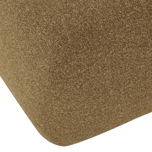 WOOOD poef Mojo Base - Bouclé - Geel/Bruin Melange - 45x84x64