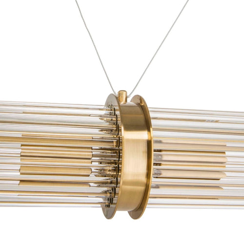Signature - Dubbele glazen metalen ophangbuis - Grijs - 120x0x120 cm