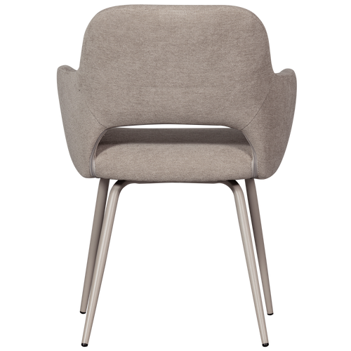 WOOOD eetkamerstoelen Jenny - Polyester - Naturel - Set van 6