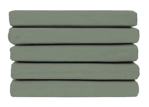 Ten Cate topper hoeslaken - 100% katoensatijn - 90x200 - groen