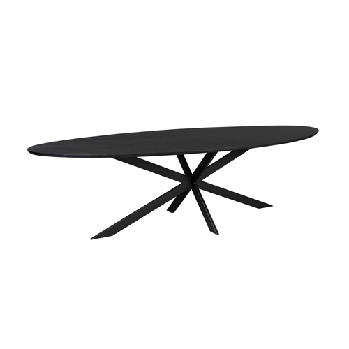 Starfurn - Eettafel Ferris - Zwart - 110x280x76 cm