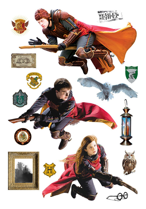 Sanders & Sanders muursticker Harry Potter grijs en rood - 65 x 42.5 cm - 601347