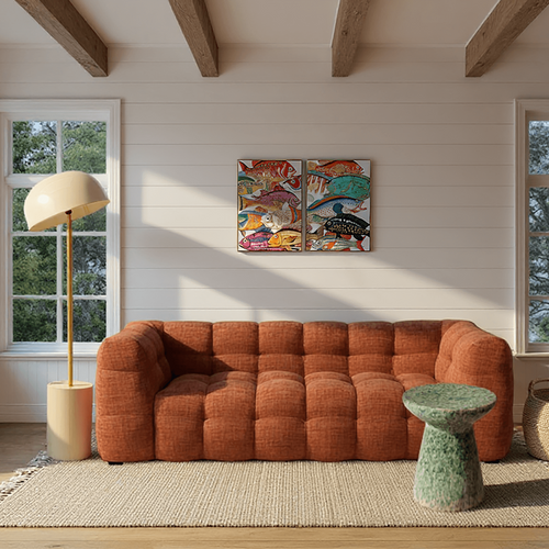 Kare Design Vloerlamp Loungy 160cm beige